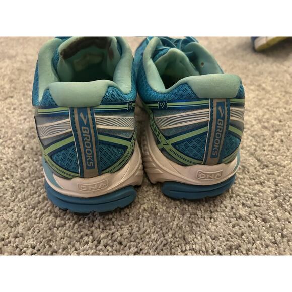 Brooks Ravenna 7 R7 Running Shoes Athletic Sneakers Blue Green Women's Size 11 - Picture 6 of 12